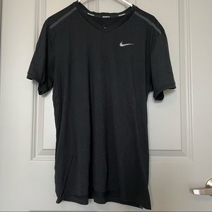 Large- Nike Running Mens V-Neck Tee